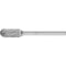 Pferd Carbide Bur - Cylind. (Radius End), DBL Cut - 1/4" x 1/2" x 1/8" Shank - SC-51 23202 - alternate 1